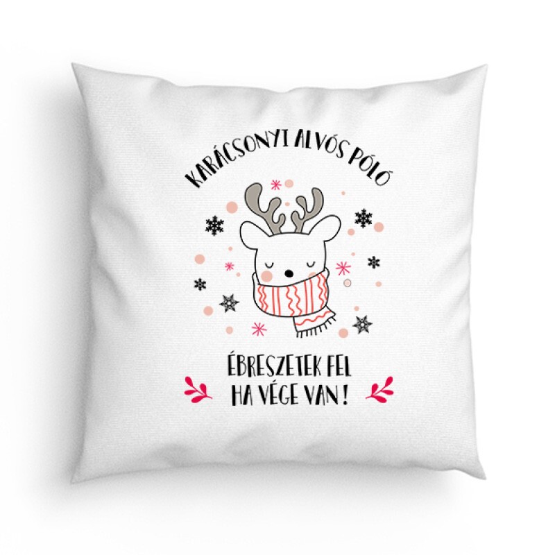 Karácsonyi Alvós Póló Párna