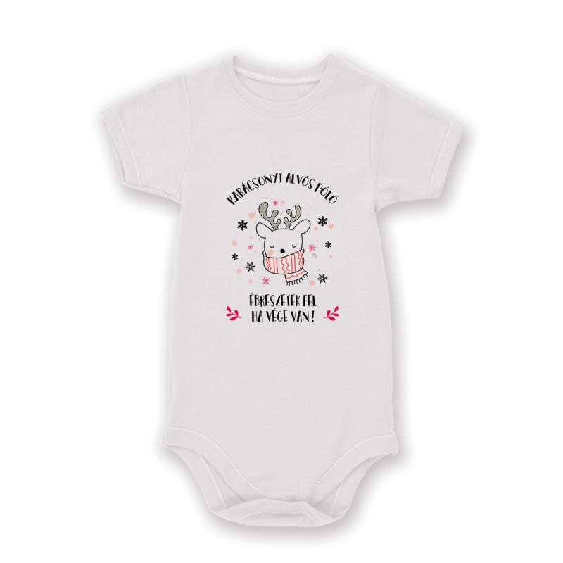 Karácsonyi Alvós Póló Baby Body