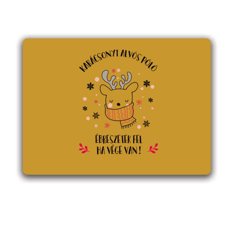 Karácsonyi Alvós Póló Egérpad