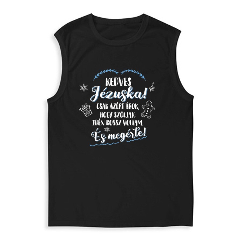 Kedves Jézuska Férfi Trikó
