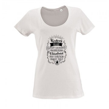 Kedves Télapó Női O Nyakú Póló