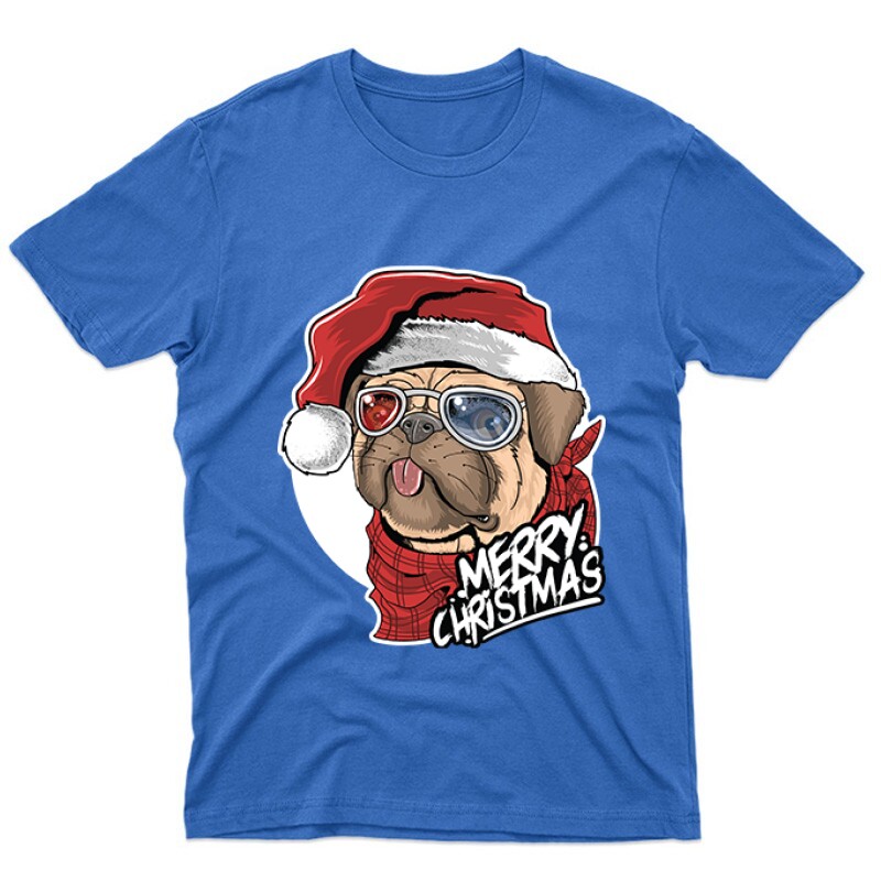 Merry Pug Unisex Póló