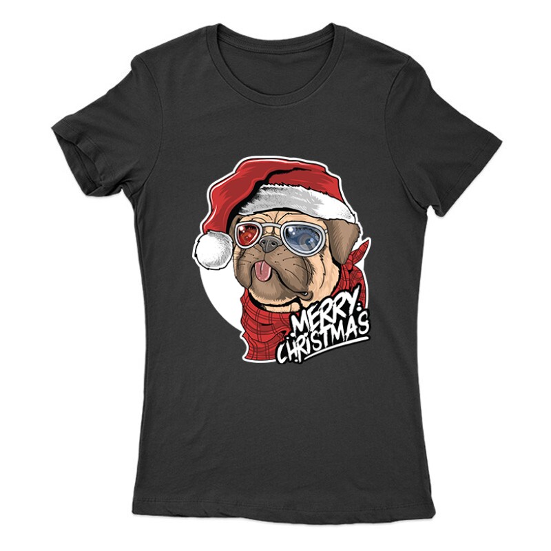 Merry Pug Női Póló