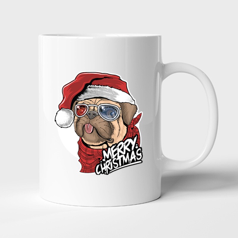 Merry Pug Bögre