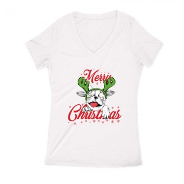 Merry Frenchi Női V Kivágott póló