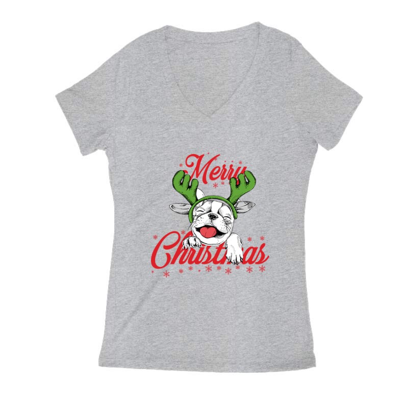 Merry Frenchi Női V Kivágott póló