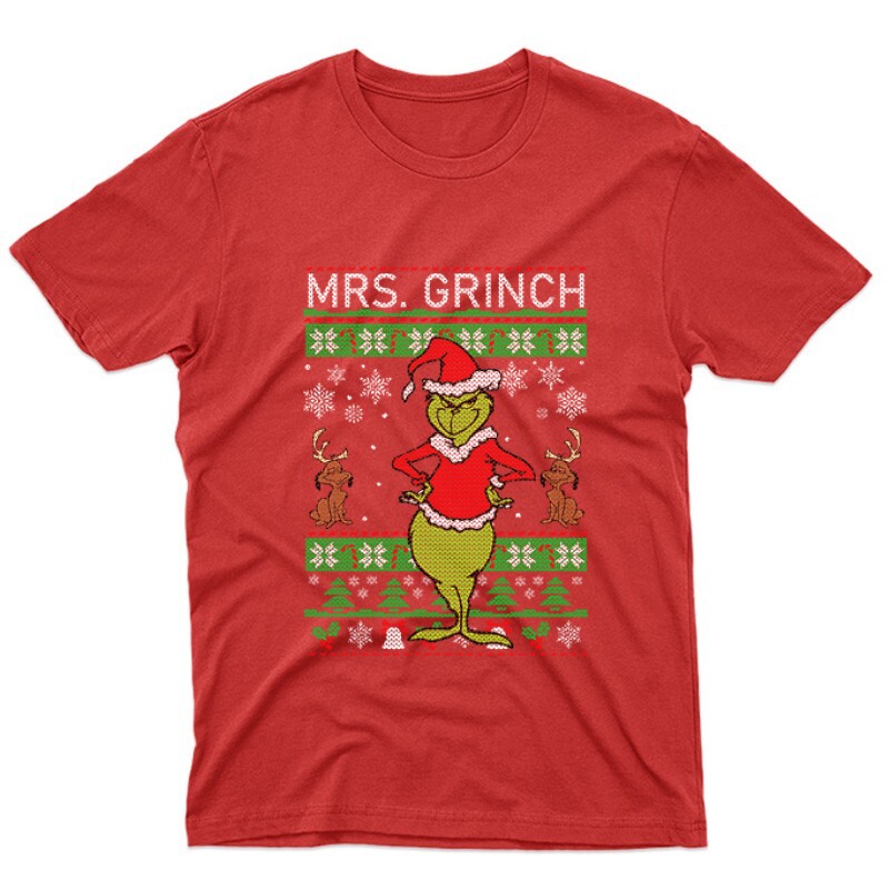 Mrs Grinch Unisex Póló