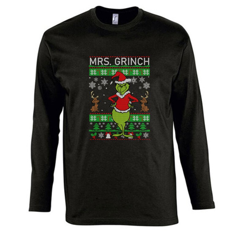 Mrs Grinch Hosszú Ujjú Póló