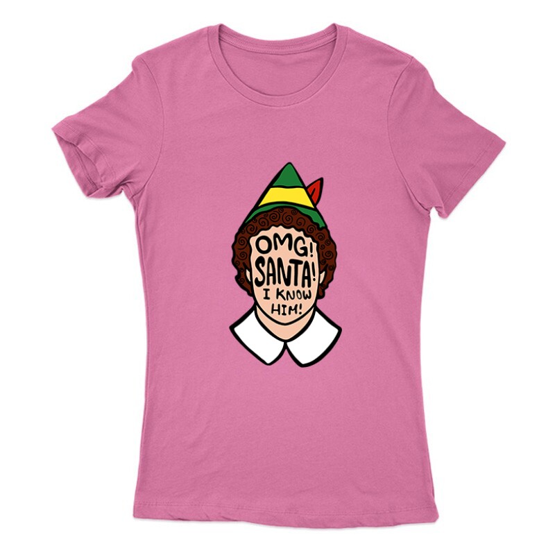 Santa I Know Női Póló