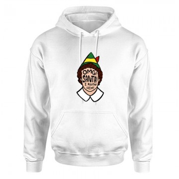 Santa I Know Unisex Kapucnis Pulcsi