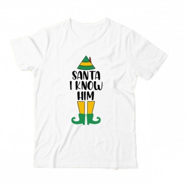 Santa I Know Elf Gyermek Póló