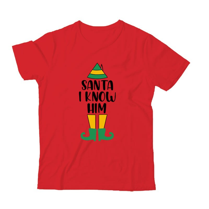 Santa I Know Elf Gyermek Póló