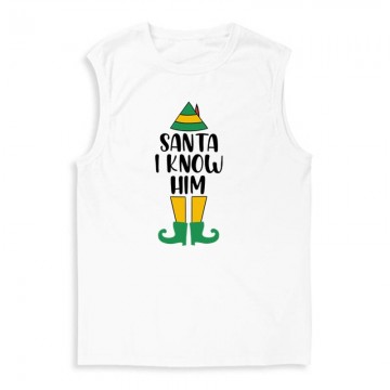 Santa I Know Elf Férfi Trikó