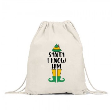 Santa I Know Elf Hátizsák
