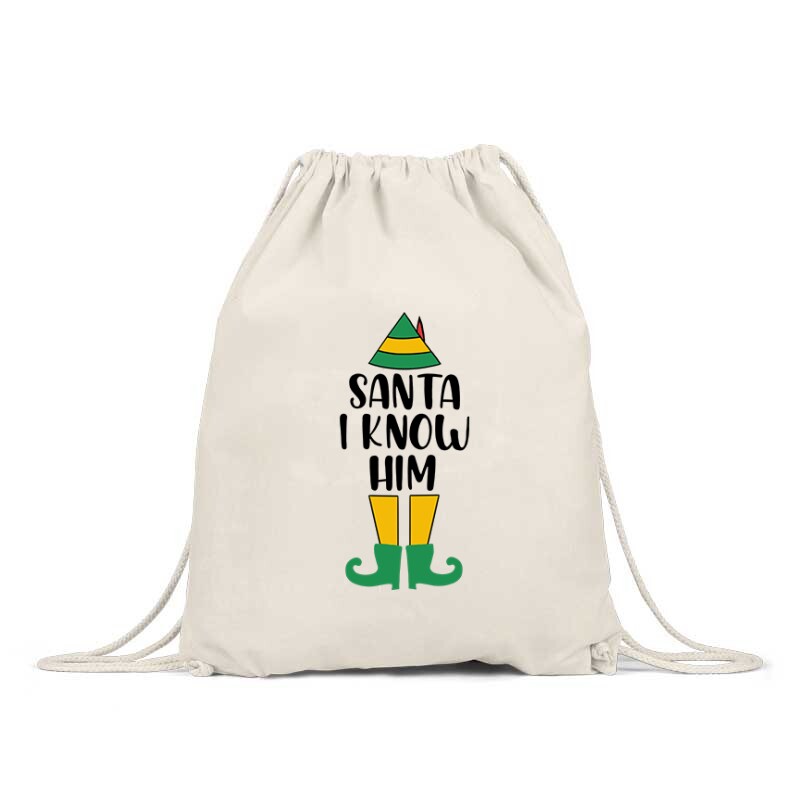 Santa I Know Elf Hátizsák