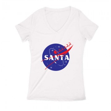 Santa Nasa Női V Kivágott póló
