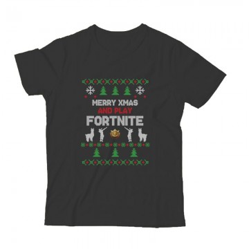 Christmas Fortnite Gyermek Póló