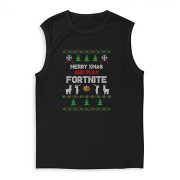 Christmas Fortnite Férfi Trikó