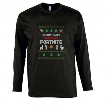 Christmas Fortnite Hosszú Ujjú Póló