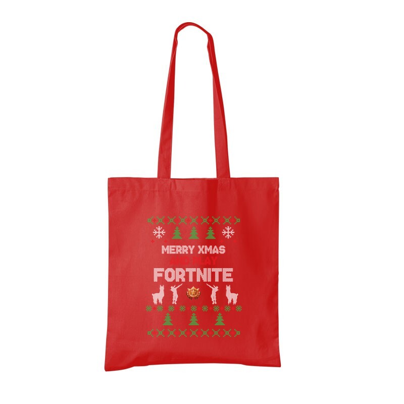 Christmas Fortnite Bevásárló Táska