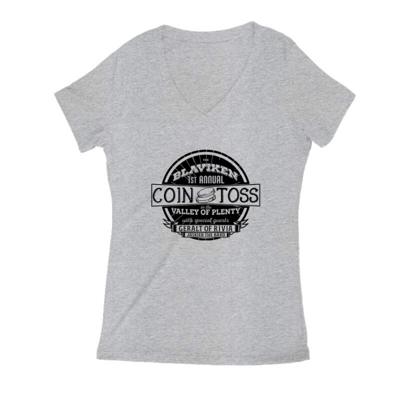 Coin Toss Női V Kivágott póló