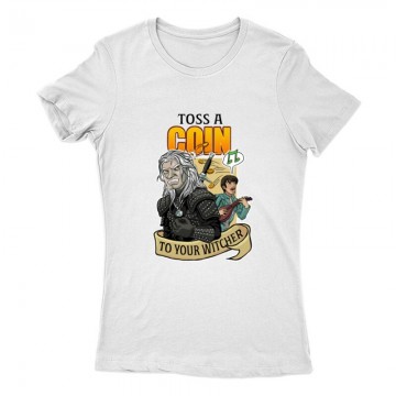 Toss a Coin To Your Witcher Női Póló