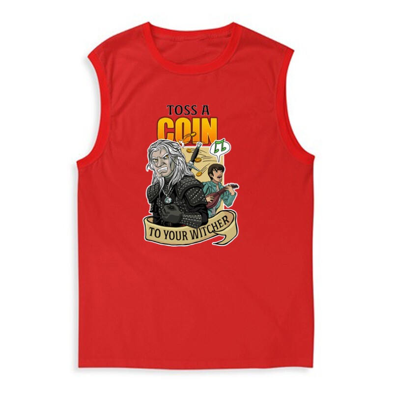 Toss a Coin To Your Witcher Férfi Trikó