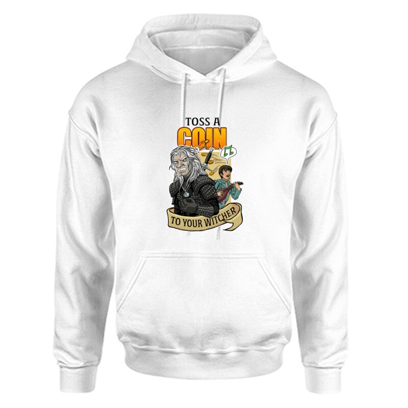 Toss a Coin To Your Witcher Unisex Kapucnis Pulcsi