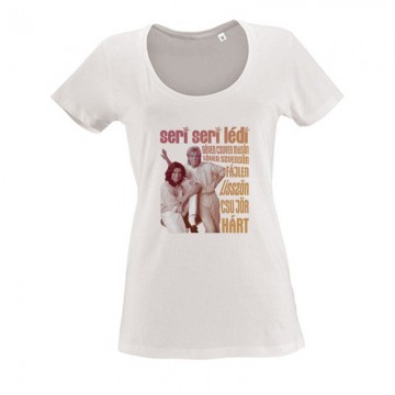 Seri seri lédi Női O Nyakú Póló