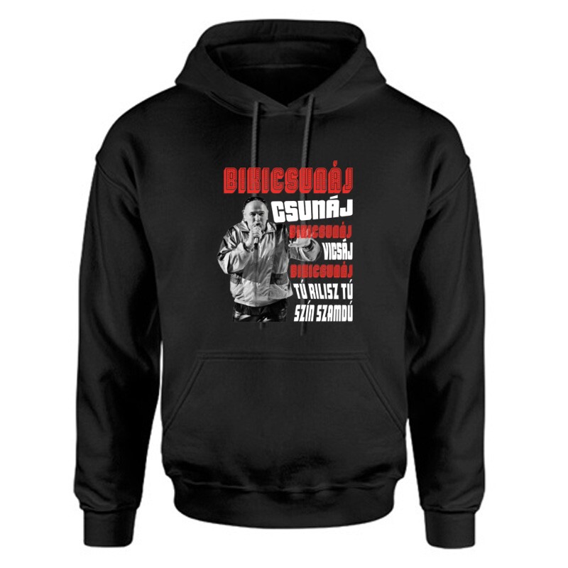 Bikicsunáj csunáj Unisex Kapucnis Pulcsi
