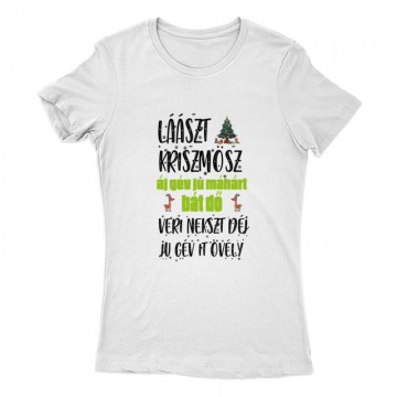 Lászt kriszmösz Női Póló