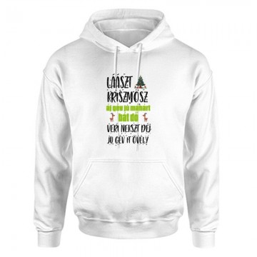 Lászt kriszmösz Unisex Kapucnis Pulcsi