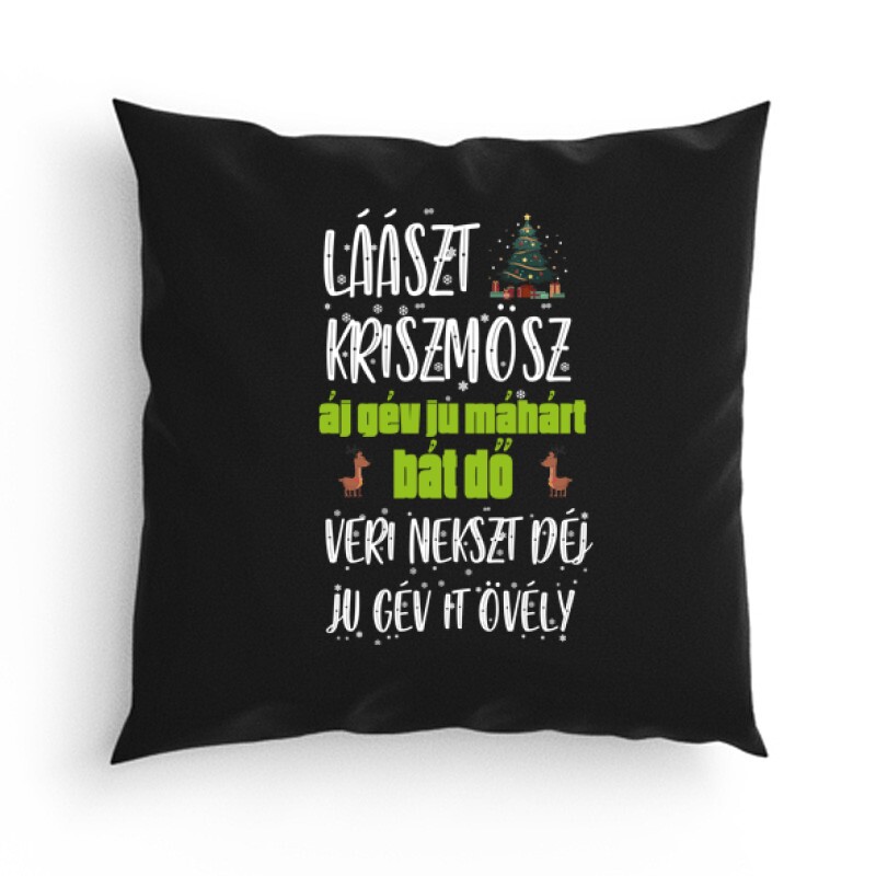 Lászt kriszmösz Párna