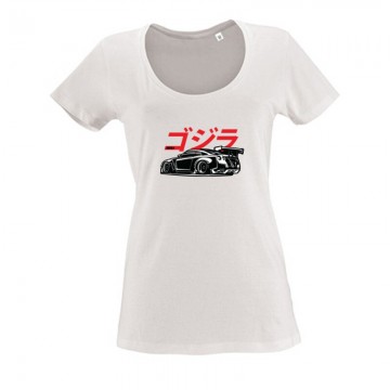 Nissan Godzilla Női O Nyakú Póló