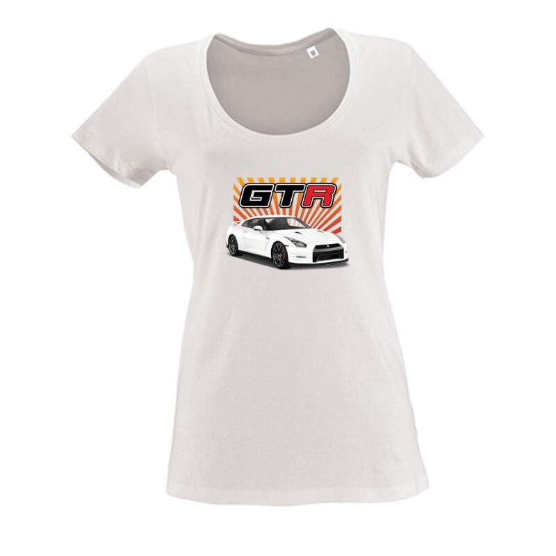 Nissan GTR R35 Női O Nyakú Póló