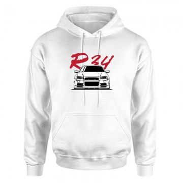 Nissan R34 Unisex Kapucnis Pulcsi