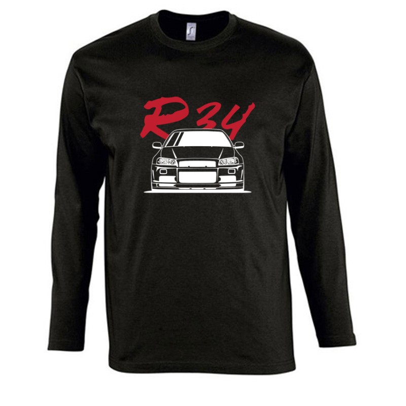 Nissan R34 Hosszú Ujjú Póló