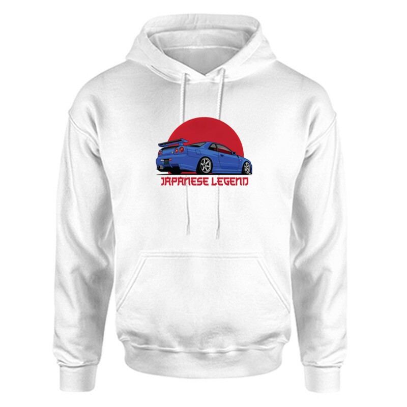Skyline Japanese Legend Unisex Kapucnis Pulcsi