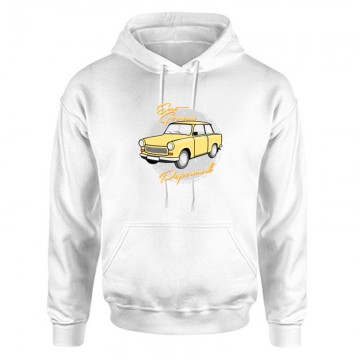 East German Paperwork Trabant Unisex Kapucnis Pulcsi
