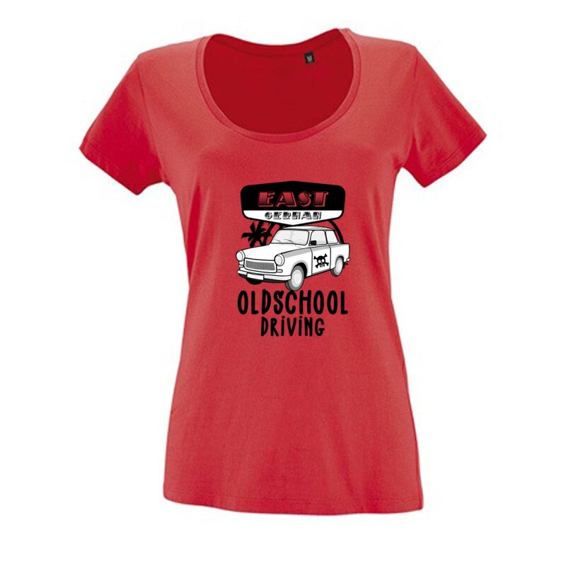 Trabant Oldschool Driving Női O Nyakú Póló