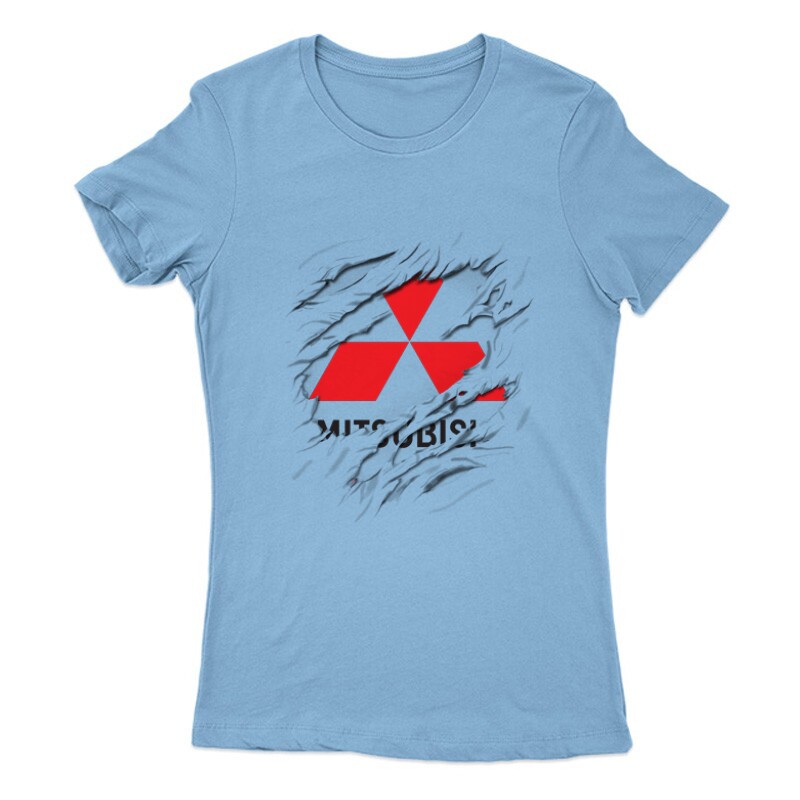 Mitsubishi tépett Női Póló