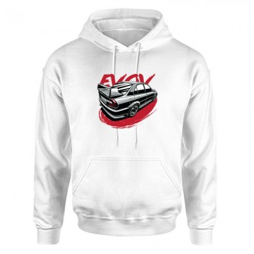 Mitsubishi Evo Unisex Kapucnis Pulcsi