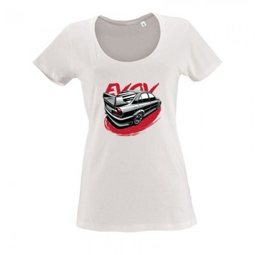 Mitsubishi Evo Női O Nyakú Póló