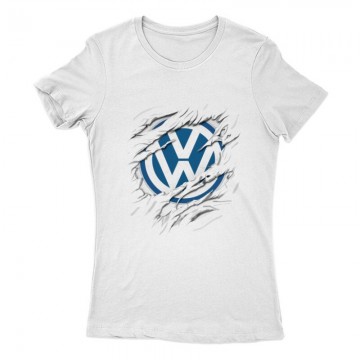 Volkswagen tépett Női Póló