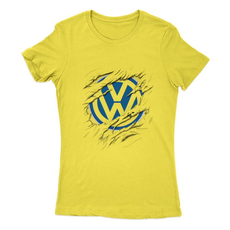 Volkswagen tépett Női Póló