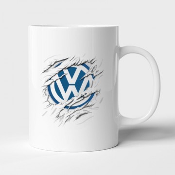 Volkswagen tépett Bögre