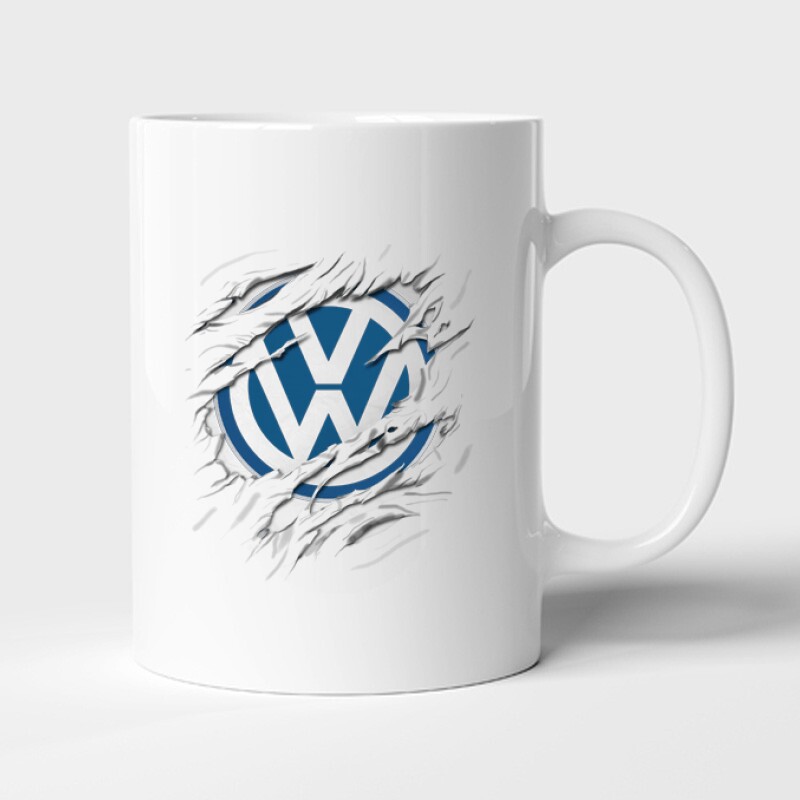 Volkswagen tépett Bögre