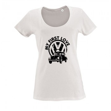 My first love vw beetle Női O Nyakú Póló