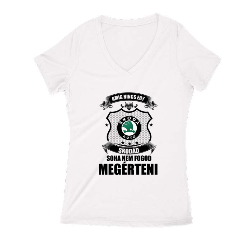 Amíg nincs egy ... Női V Kivágott póló