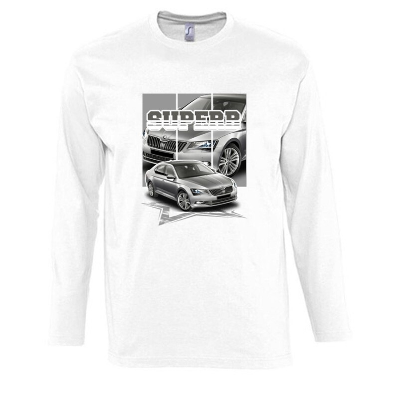 Skoda SuperB Hosszú Ujjú Póló